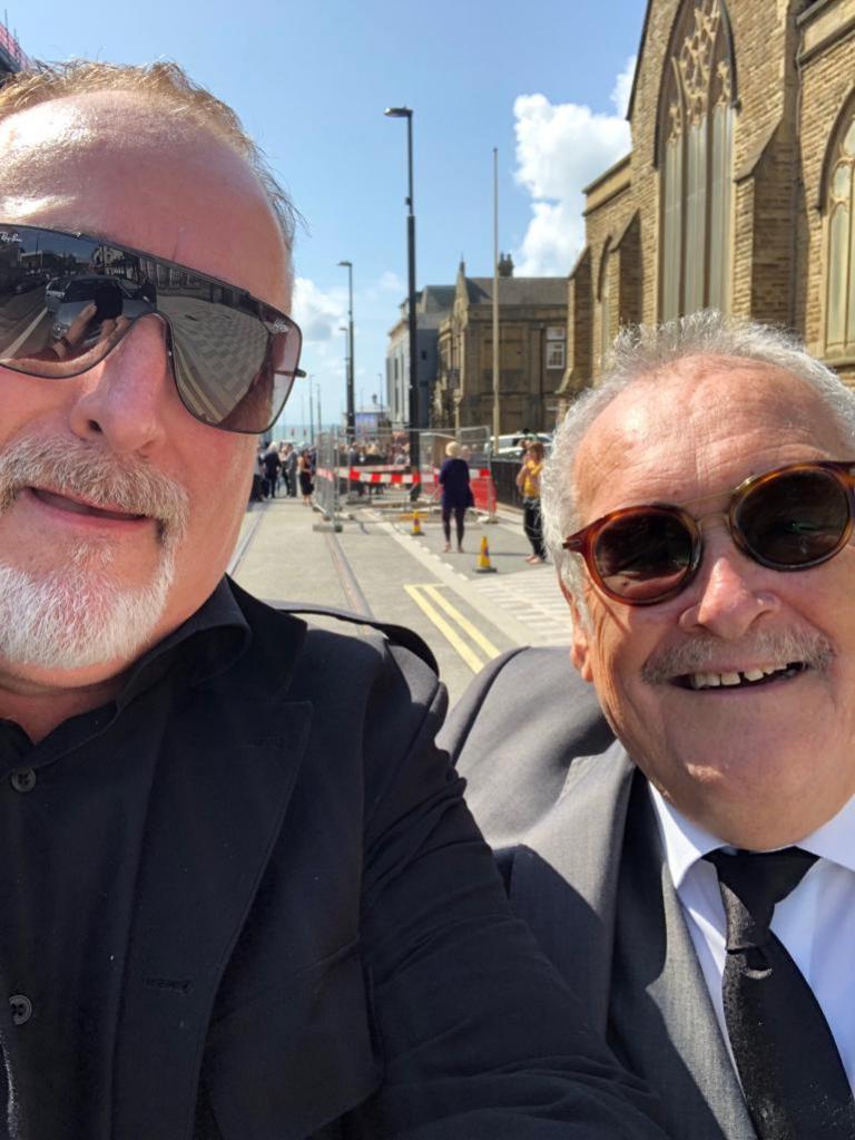 Keith Kingham out and about with Bobby Ball 