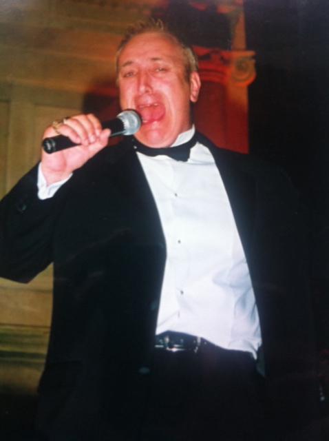 Keith singing at the charity event Thunderball   Pinewood studios