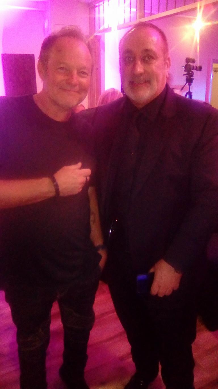 Keith Kingham with famous song writer Nick Van Eede Keith Kingham with famous song writer Nick Van Eede